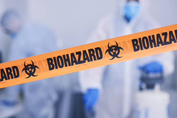 Professional Blood Cleanup technician working in Page, NE